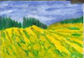Obraz dołączony do pytania Jak namalować trawę farbami akrylowymi lub olejnymi ?